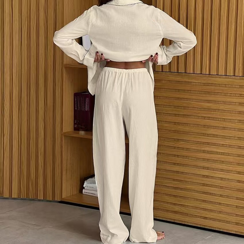 Cotton Women Pajama Set Contra - đánh giá và giá Linen Shirt Breathable