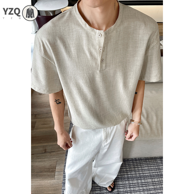 Men Breathable Linen Textured  - đánh giá và giá Linen Shirt Breathable
