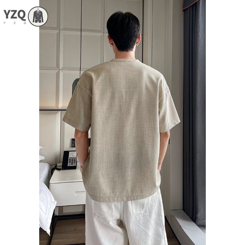 Men Breathable Linen Textured  - đánh giá và giá Linen Shirt Breathable