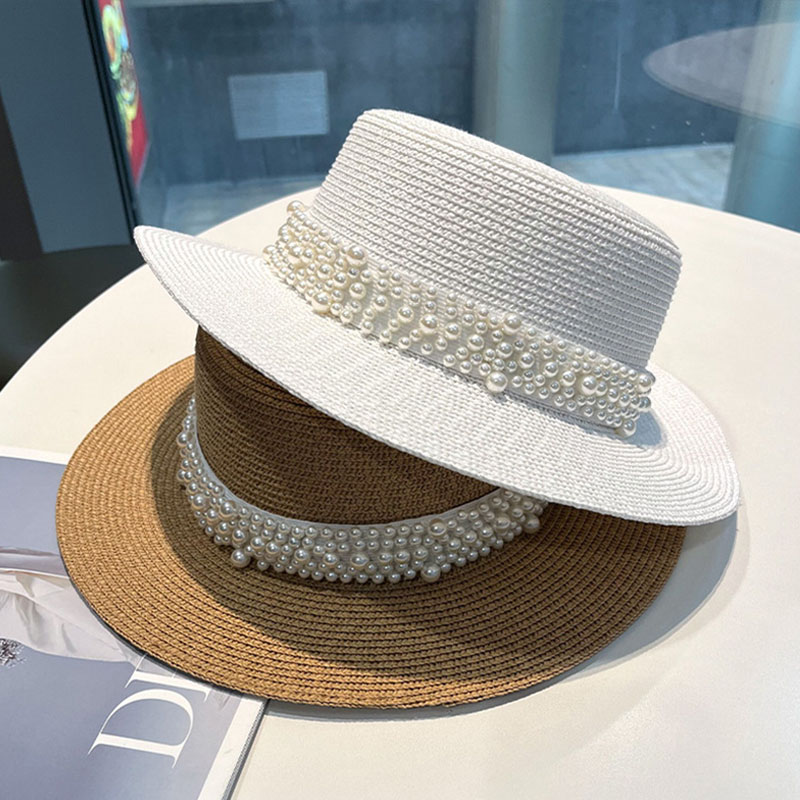 2023 New Flat Top Straw Hat Pe - đánh giá và giá Bucket Hat Straw