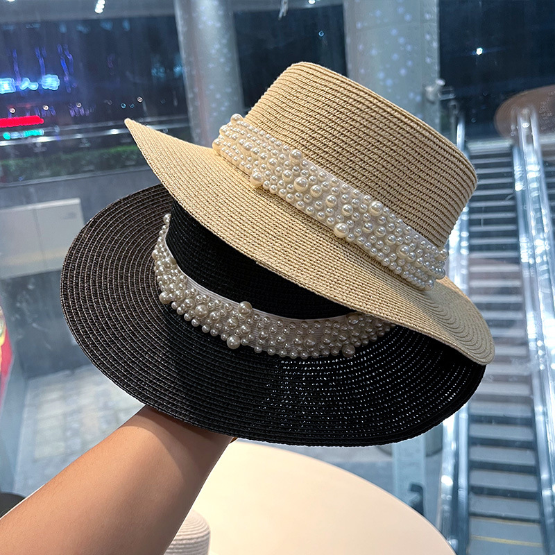 2023 New Flat Top Straw Hat Pe - đánh giá và giá Bucket Hat Straw