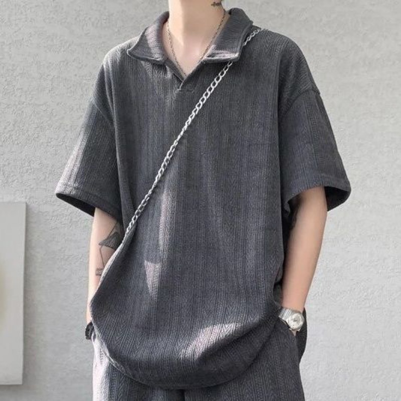 Men's Summer Casual Sports Set - đánh giá và giá Polo Shirt Pique