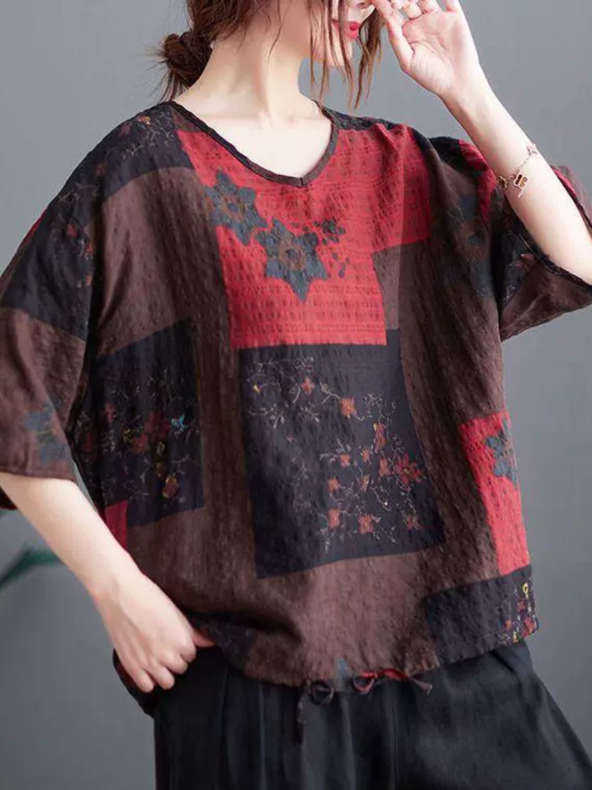 Lightweight Cotton Linen V-nec - đánh giá và giá Linen Shirt Breathable
