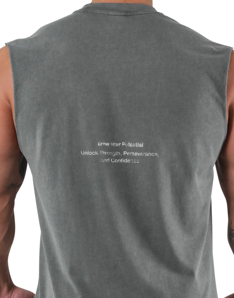 LYFT Summer Men's Washed Cotto - đánh giá và giá Tank Top Muscle