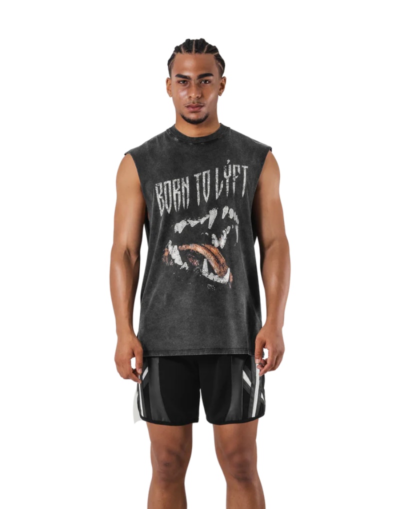 LYFT Summer Men's Washed Cotto - đánh giá và giá Tank Top Muscle