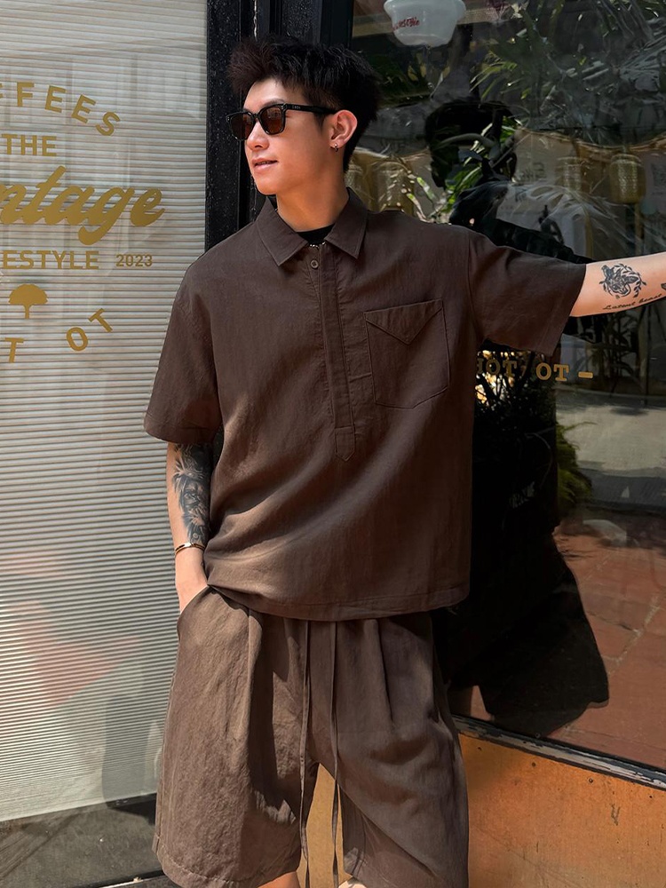 Men's Summer Linen Shirt Short - đánh giá và giá Linen Shirt Breathable