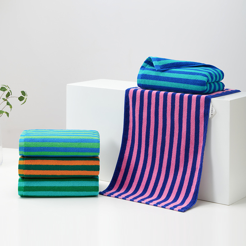 1pcs Striped Outdoor Vacation  - đánh giá và giá Beach Towel Large