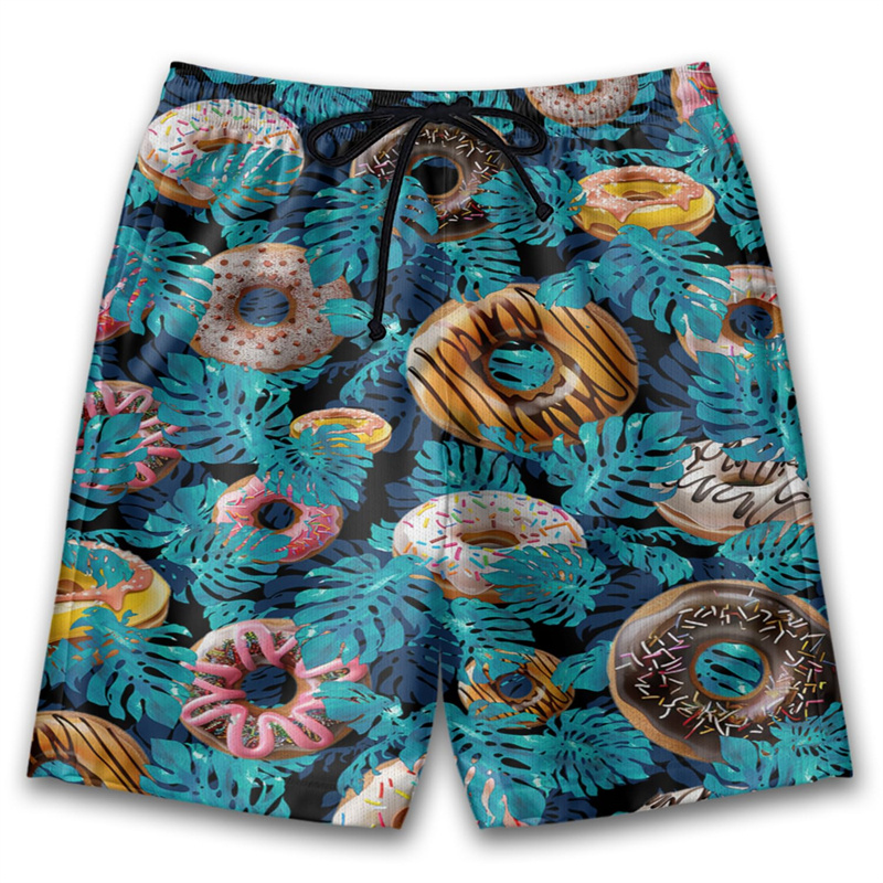 3D Printed Cute Donut Short Pa - đánh giá và giá Trunks Board Surf