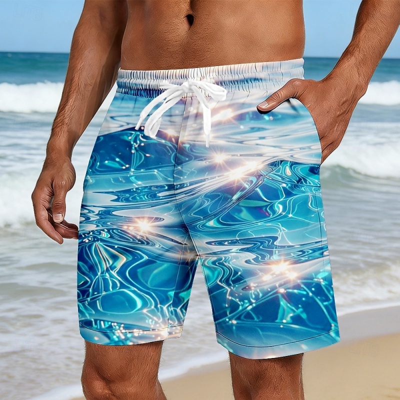 Vibrant Ocean Wave Graphic Swi - đánh giá và giá Trunks Board Surf