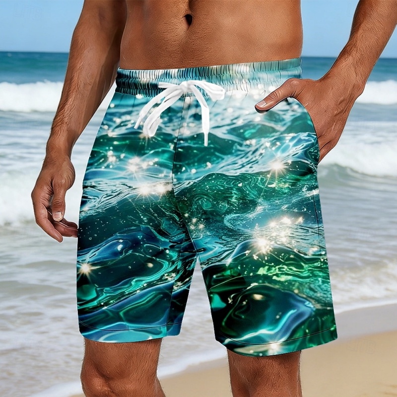 Vibrant Ocean Wave Graphic Swi - đánh giá và giá Trunks Board Surf