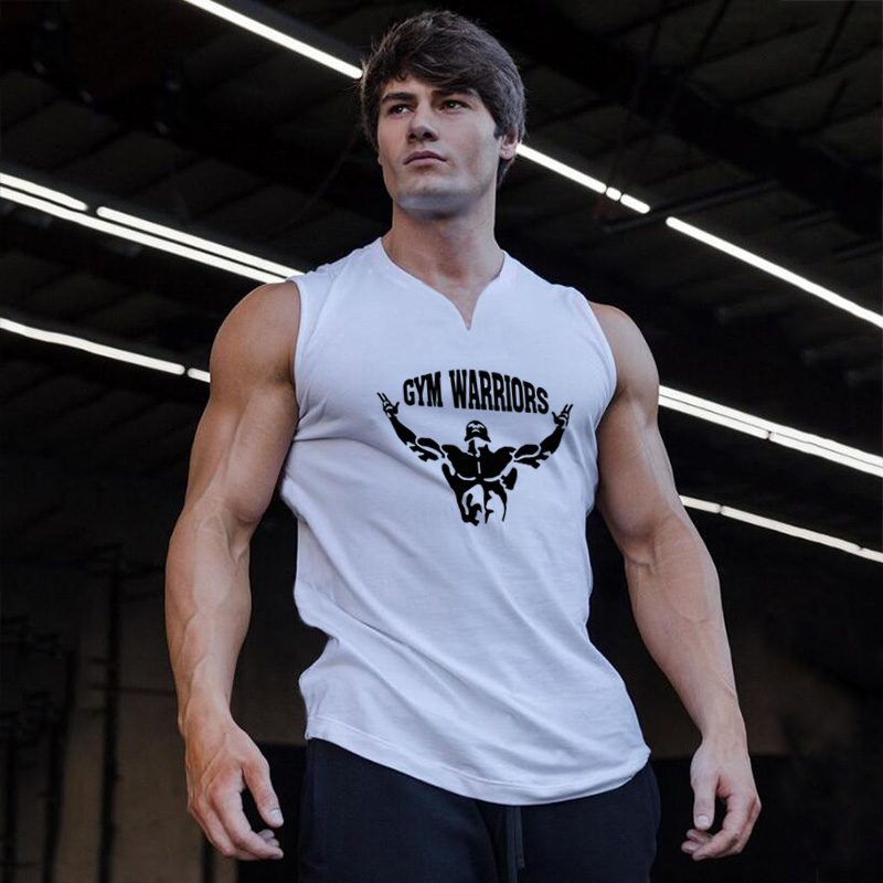 Cotton Summer Mens New Sleevel - đánh giá và giá Tank Top Muscle
