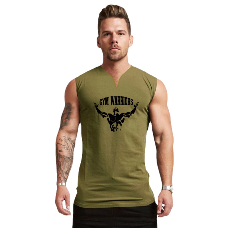 Cotton Summer Mens New Sleevel - đánh giá và giá Tank Top Muscle
