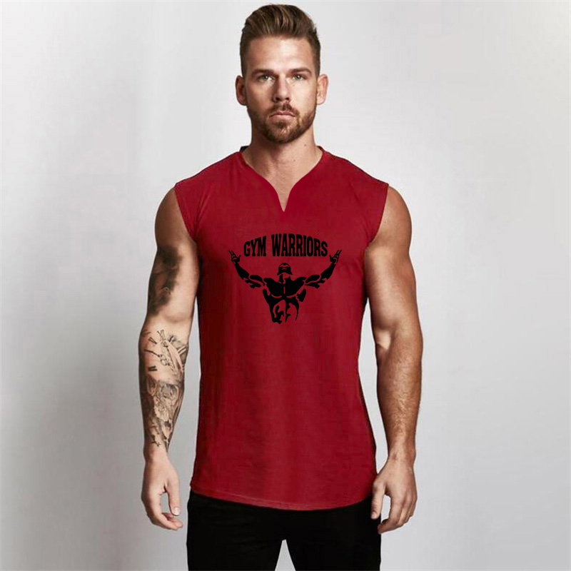 Cotton Summer Mens New Sleevel - đánh giá và giá Tank Top Muscle