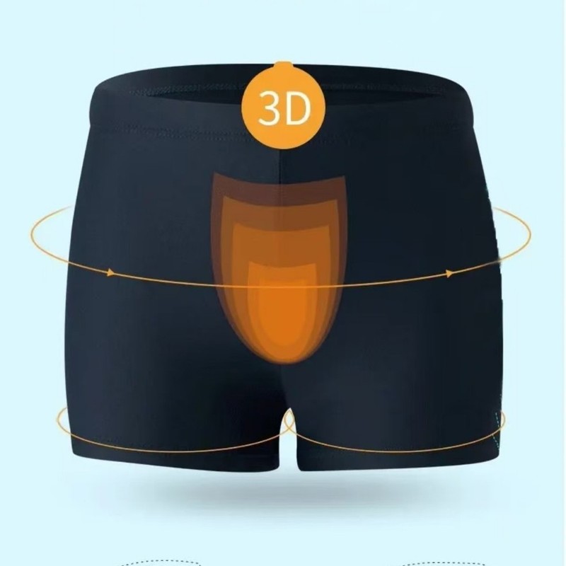 Men's Double Layer 3D Pouch An - đánh giá và giá Swim Trunk Quick Dry